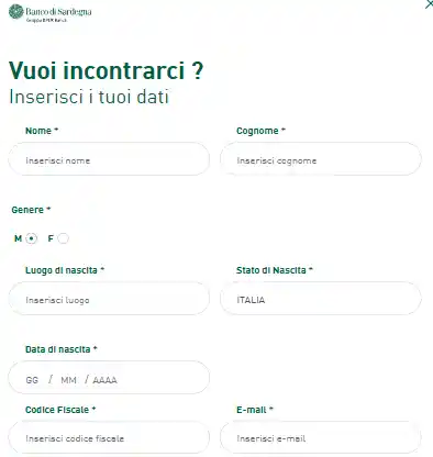 Modulo richiesta prestito Banco di Sardegna